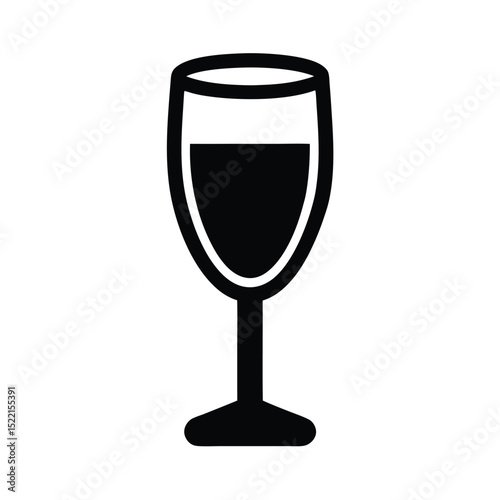 Toast Icon Vector Flat and Clean Look Isolated