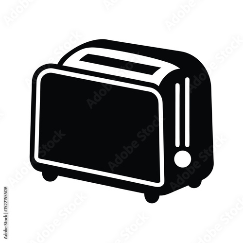 Toaster Icon Vector Flat and Clean Look Isolated