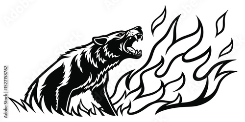 Wolf Claws Scratch vector