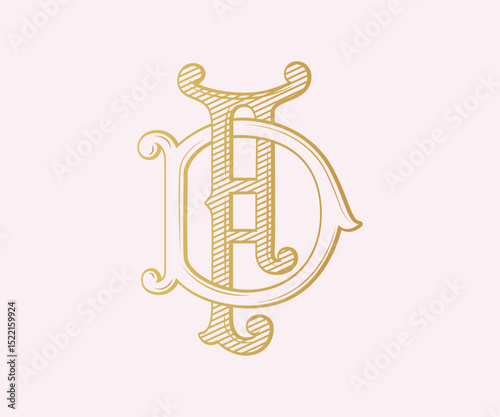 DF,FD, logo DF, Letter DF,  Monogram DF, Wedding Monogram, Wedding Logo, Logo Design , Monogram Vintage