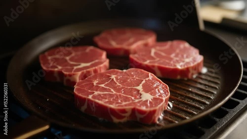 Sizzling Steaks: Fresh Beef on the Grill Pan