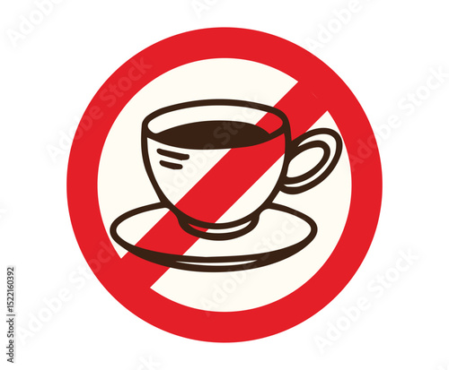 no coffee symbol icon.eps