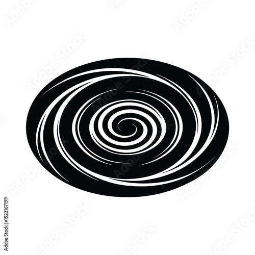 Whirlpool Icon Vector Flat and Clean Look Isolated