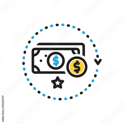 Multi color icon for considerable