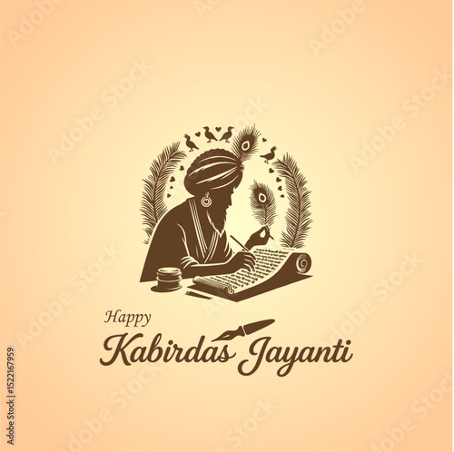 Kabirdas Jayanti Social Media Post Design for Creative and Festive Graphics

