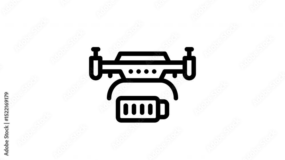 drone minimalist stroke animation drone minimalist stroke animation