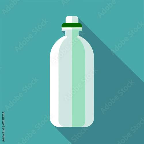 Biodegradable Bottle Printer Front View with Shadow Cutout Element