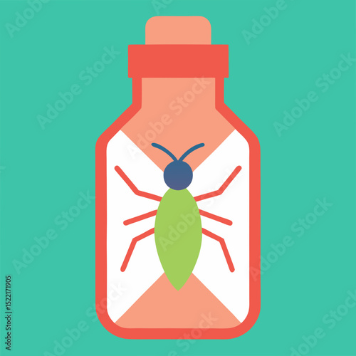 Biodegradable Film with Insect Repellent Cutout illustration