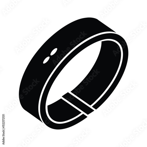Wristband Icon Vector Flat and Clean Look Isolated