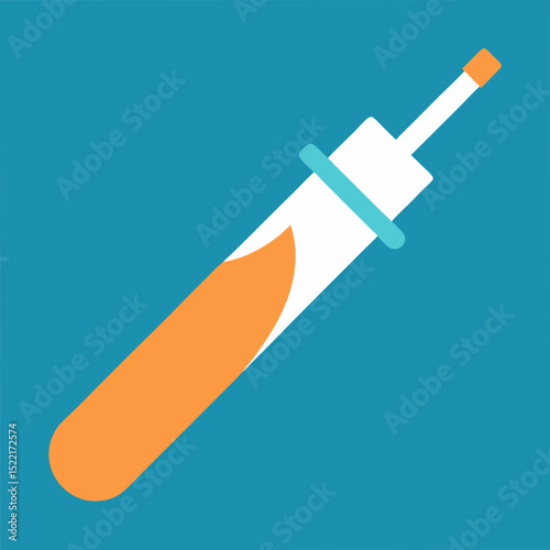 Biodegradable Surgical Tool Casing illustration Cutout Side View Illuminated