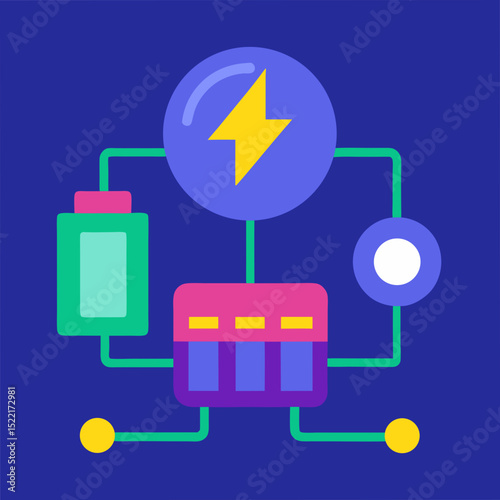 Ai Driven Energy Trading Platform Ui illustration Cutout