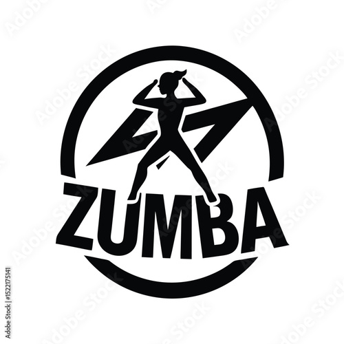 Zumba Logo Icon Vector Flat and Clean Look