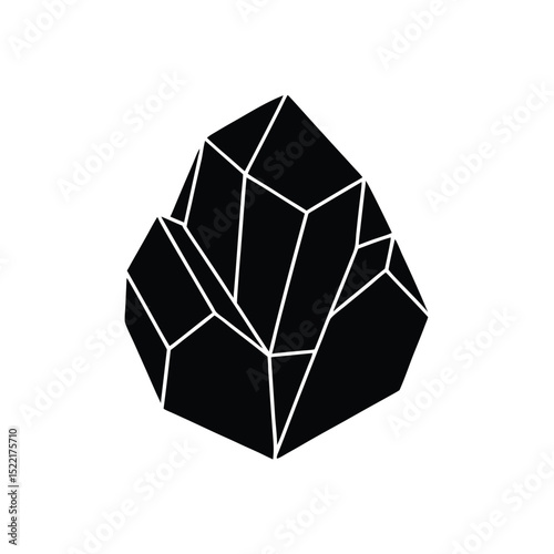Zinc Ore Icon Vector Flat and Clean Look Isolated