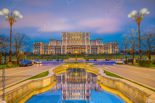 Palace of the Parliament, cityscape of Romania
