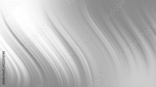 Abstract White Flowing Liquid Waves Background Animation – Seamless Looping Animation