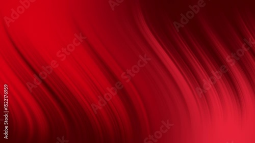 Abstract Red Flowing Liquid Waves Background Animation – Seamless Looping Animation