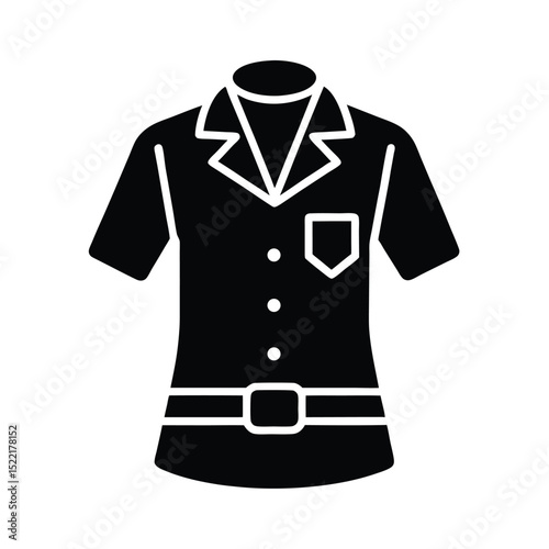 Zookeeper Uniform Icon Vector Flat and Clean Look