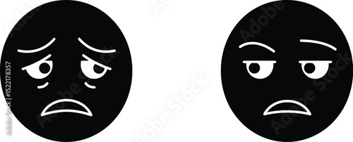Emotion Vector Illustration Sadness and Disappointment