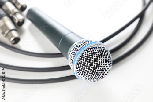 Microphone set with microphone extension cable.