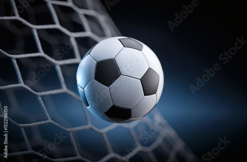 The football went into the goal successfully