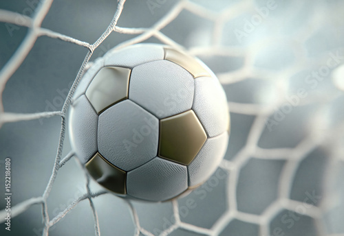 The football went into the goal successfully