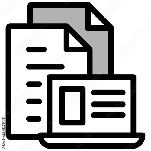 イラストアイコン素材：ファイル関係