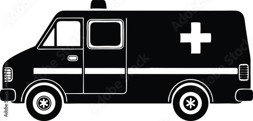 ambulance car vector illustration