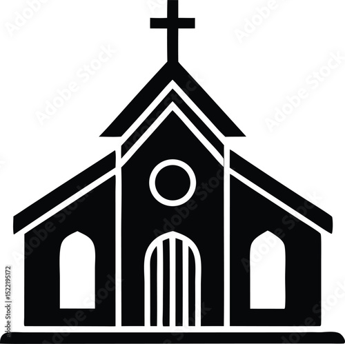 church icon vector