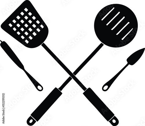 set of kitchen utensils