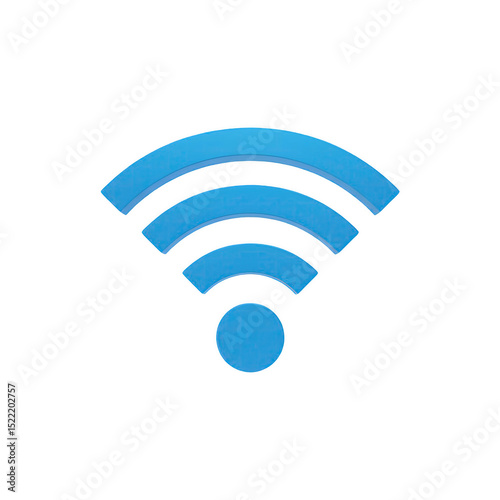 Wi-Fi signal icon with full strength bars representing wireless internet connection