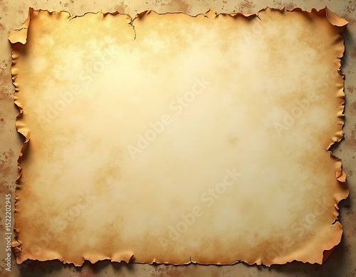 Aged Paper Texture Background, Grunge Parchment