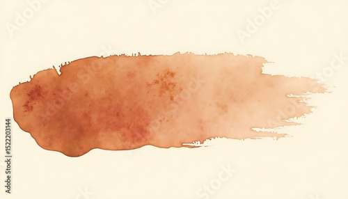 Abstract Brown Watercolor Wash Background