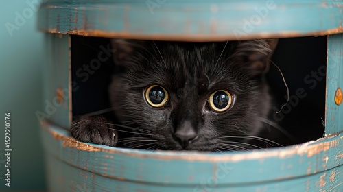 cat in a basket