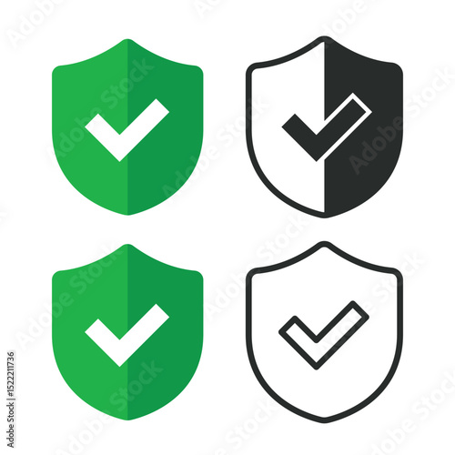 
Check box icon with correct, accept checkmark icons tick box checked. Green Check mark icon vector set. Green tick check mark icon vector. Set of Green check mark isolated vector icons.