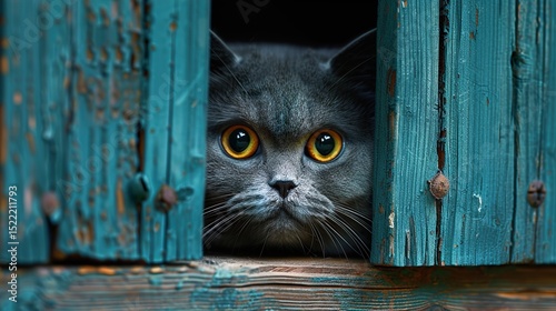 cat on the window
