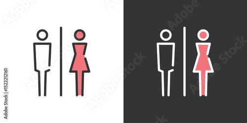 トイレマークのアイコン