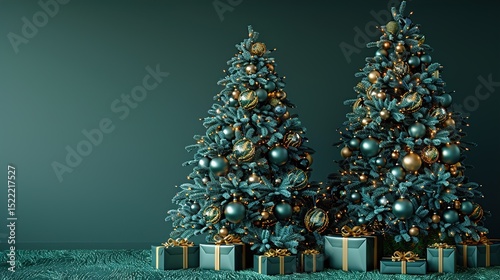 christmas tree and gifts