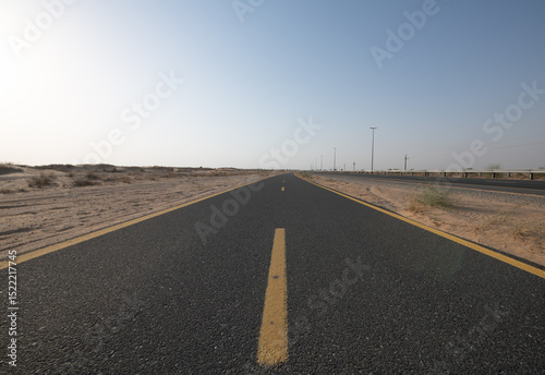 ARid desert landscape of Dubai