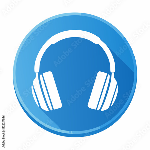 Vector icon showing mandatory hearing protection area