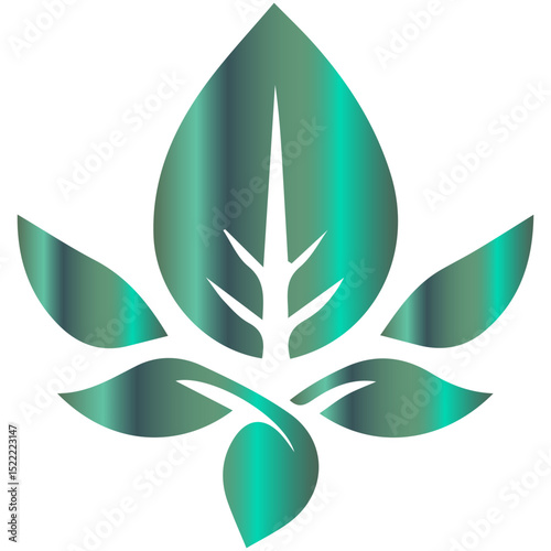 An abstract leaf that resembles a complex and beautiful neural network