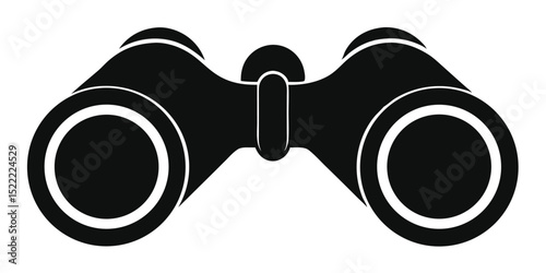 binocular icon vector illustration
