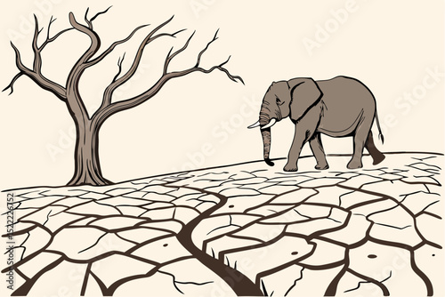 Charred Earth, Heavy Steps: The Elephant in Crisis