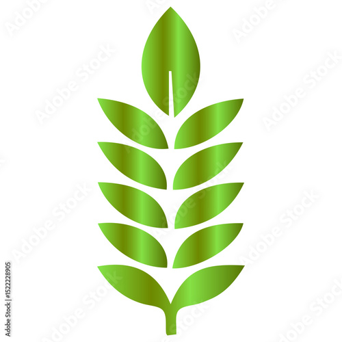 An abstract representation of a leaf dissolving into energetic particles