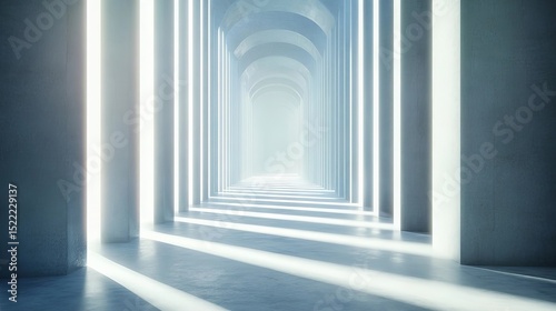 corridor with columns