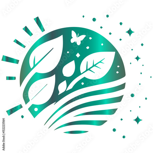 A premium and beautifully illustrated vector leaf design for sophisticated projects