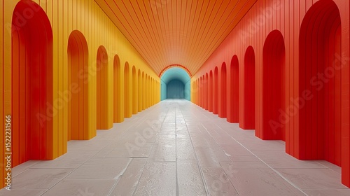 corridor with red carpet
