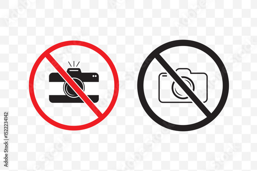 no photography icon, do not take a picture icon.  EPS10
