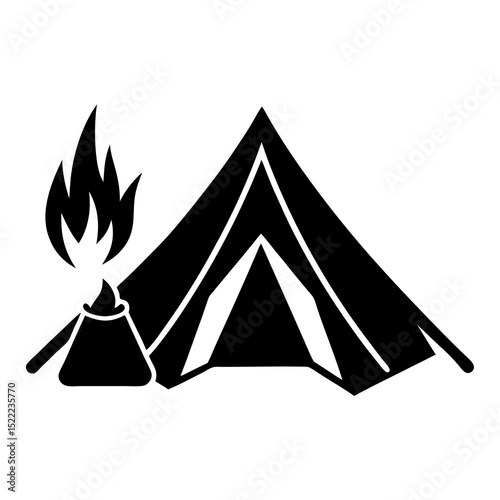 camping in the form