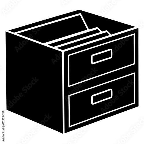 chest of drawers isolated