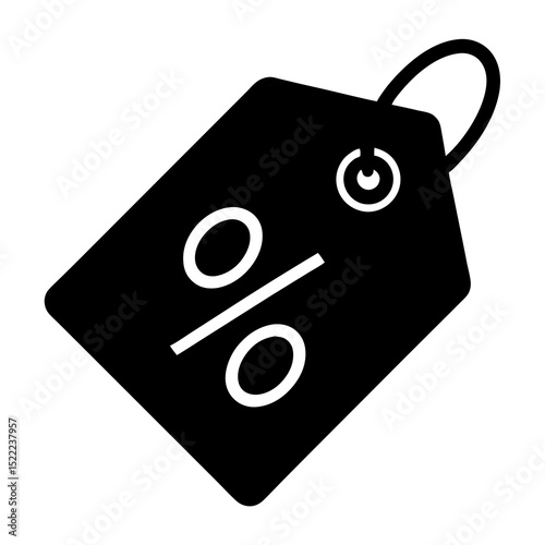 price tag with percent discount